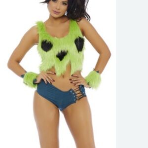 Pebbles Flintstones small Costume Set